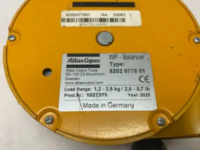 USED ATLAS COPCO TOOL WP BALANCER 1,2-2,6KGS / 2,6-5,7LBS