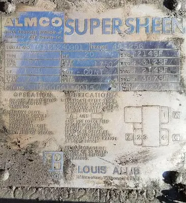 USED 1980 ALMCO V-32