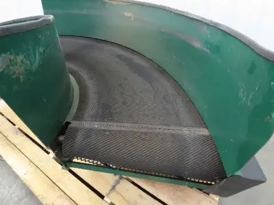 Portec 24"x 90° Spiral Lift Curve Conveyor 19" Belt 230/460V 3PH Drive 72"L
