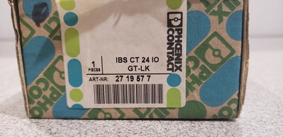 NEW PHOENIX CONTACT IBS CT 24 IO GT-LK