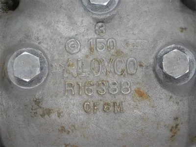 3" Aloyco R16388 Stainless Steel Globe Valve Class 150 CF8M Used