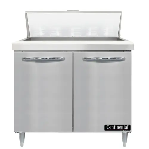 Continental D36N10 36" Designer Line Sandwich/salad Prep Table W/ Refrigerated Base, 115v