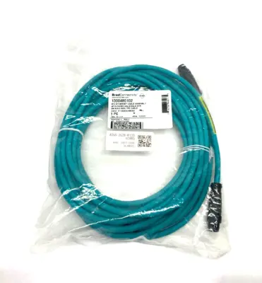NEW BRAD WOODHEAD MOLEX ETHERNET CABLE M12 4P D-CODED E11A06004M080