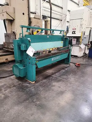 Used 1985 WYSONG 796 Power Squaring Shears (Inch) Pennsylvania US | Hildebrand Machinery Co. #1481720