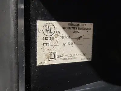 600A Load Interrupter Switchgear HVL/cc