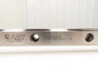 PMI MSA20S-N Linear Rail AMT Linearways w/ 1 Guide Slider 1m Length Lot of 2