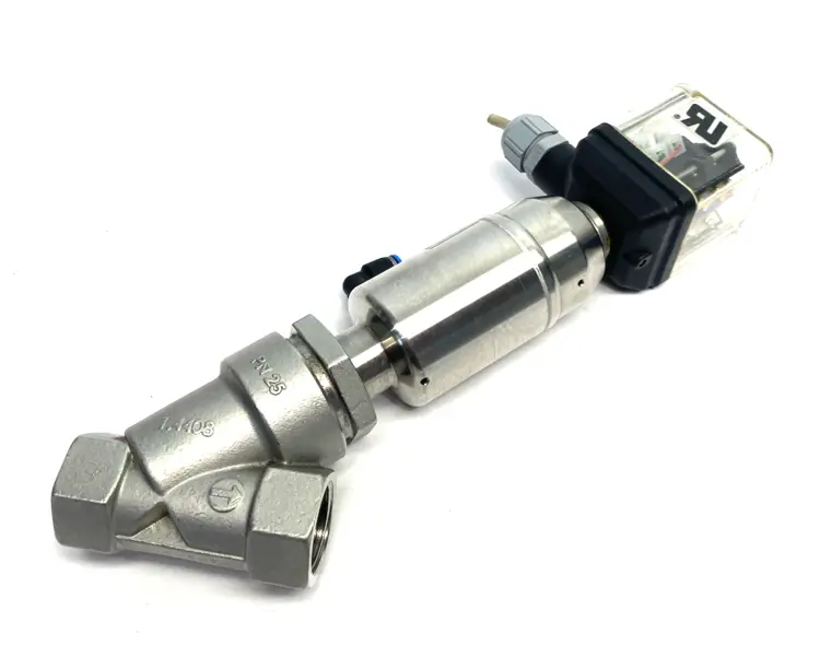 Used GEMÜ ANGLE SEAT GLOBE VALVE Solenoid Valves Michigan US | Maverick Industrial Sales #1090652