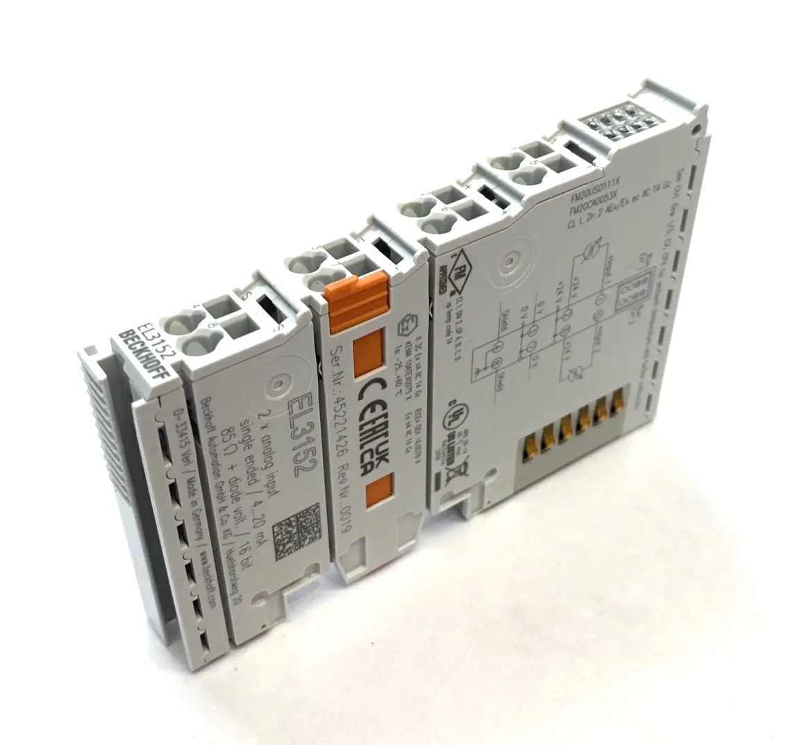 USED BECKHOFF ETHERCAT 2‑CHANNEL ANALOG INPUT TERMINAL, 16-BIT, 4-20MA