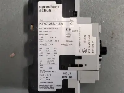 USED SPRECHER + SCHUH KTA7-25S-1.6A