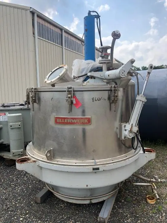Used ELLERWERK 736 U-A Basket Top Unload Centrifuges New Jersey US | Perry Equipment #119918