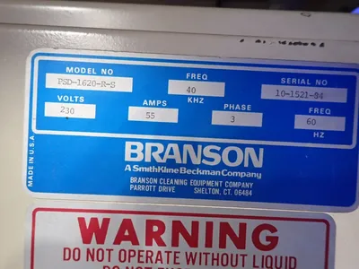 USED BRANSON PSD1620RS