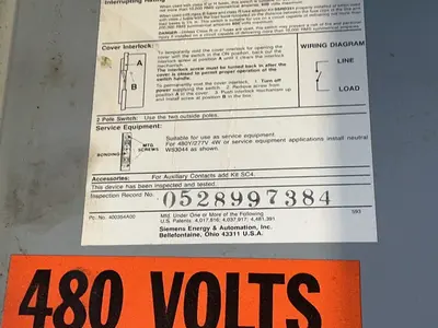 Used SIEMENS F351 Switchgears Ohio US | HGR 24 #1288736