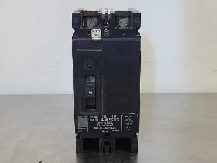 Used WESTINGHOUSE EB2070 Switchgears British Columbia CA | Lenmark #241738