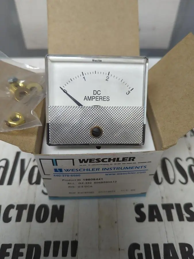 New | in-Stock WESCHLER 19505441 Meters - Misc | Surplus Asset Holdings #1206870