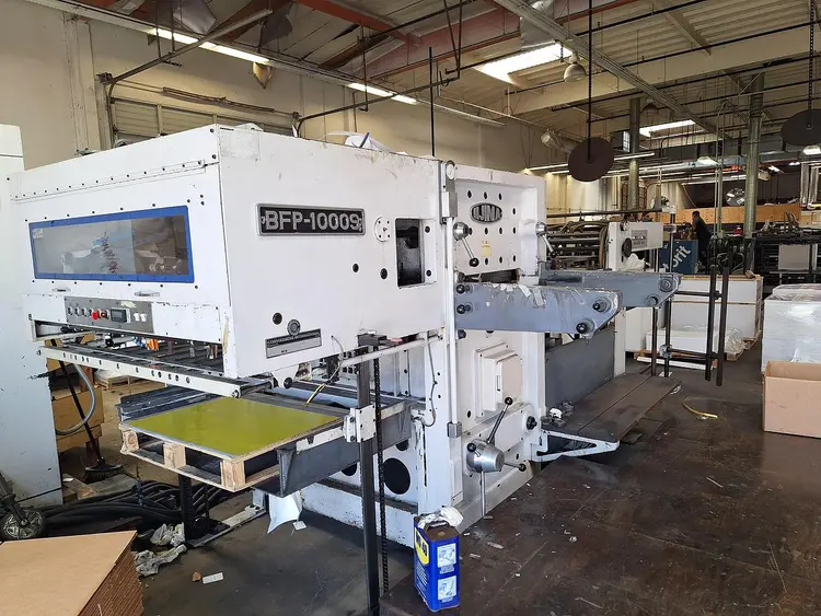Used 1985 IIJIMA BFP 1000S DIE CUTTER _UNKNOWN_ Die Cutters | Paper Converting Equipment #395800