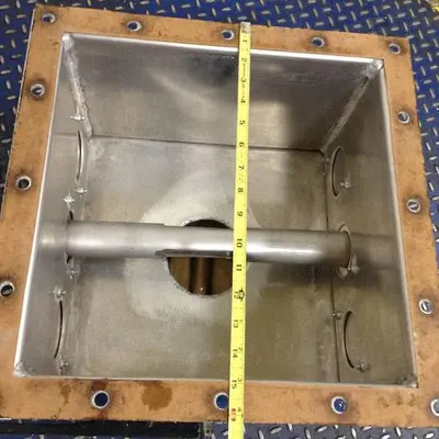 USED METAL FABRICATOR BIN664