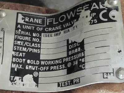 USED CRANE FLOWSEAL 05