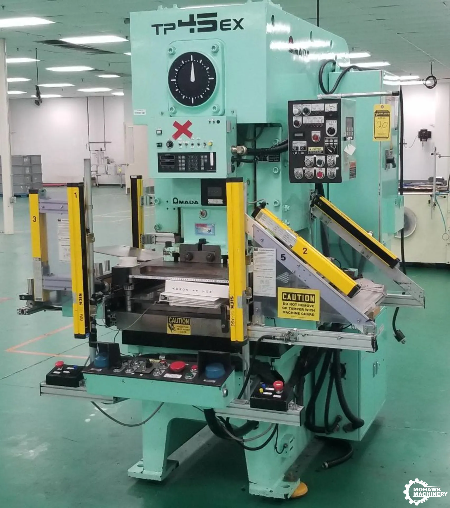 50 TON AMADA “TP45EX” OPEN BACK GAP FRAME PRESS