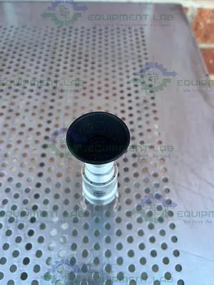 USED BETA PRECISION INDUSTRIES PEAK STAND MICROSCOPE 50X W/ ELECTRONIC RULER 40"
