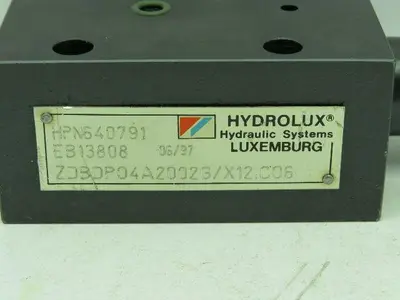 Hydrolux HPN 40791 ZDBDP04A2002G Valve