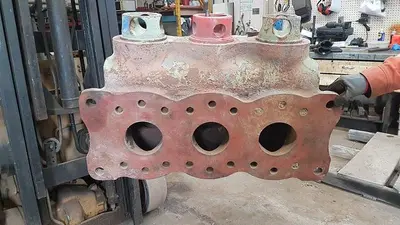 USED GARDNER DENVER PA-8 TRIPLEX MUD PUMP