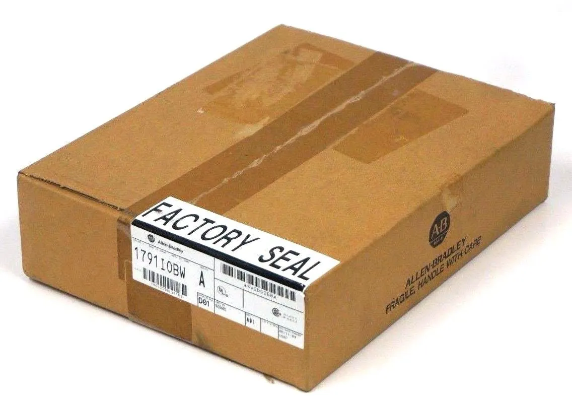 NEW SEALED ALLEN BRADLEY 1791-IOBW BLOCK MODULE SER. A, CAT. REV. D01, 1791IOBW