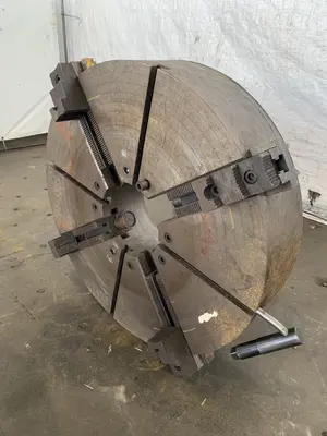 36" 4-JAW LATHE CHUCK. STOCK # 0849923.