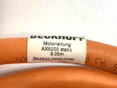 Used Beckhoff Motor Power Cable 3m Cable & Wire Michigan US | Maverick Industrial Sales #1395570