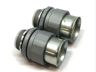 USED APPLETON ELECTRIC LIQUIDTIGHT CONNECTOR 1-1/4" TYPE A LFNC INSULATED LOT OF 2