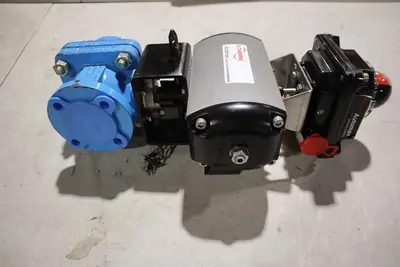 Flowserve Automax NXCLU2M1-18-00200 Positioner Actuator Ball Valve STOCK 5007A
