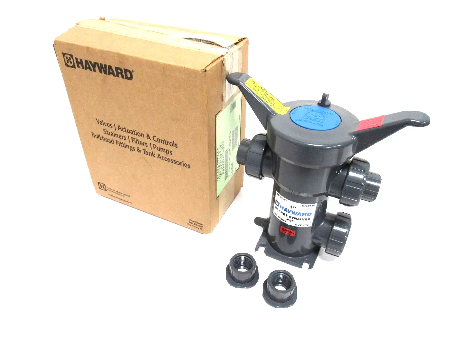 NEW HAYWARD SB1100STE316 SIMPLEX BASKET STRAINER PVC 1"