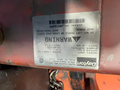 USED DAYTON 3YB77