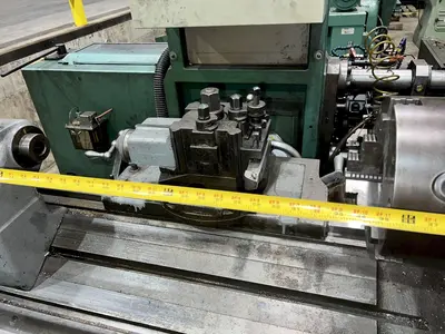 15" X 32" MANNAIONI MAN-AU-CYCLE THREADING LATHE, 4" HOLE: STOCK #16992