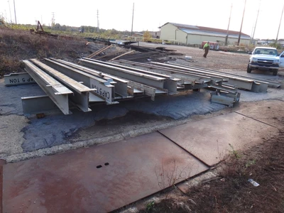 5 Ton Overhead Crane Runway with C-Channel and Rails