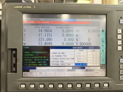 USED 2011 OKUMA SPACETURN LB 3000 EX MYW 800