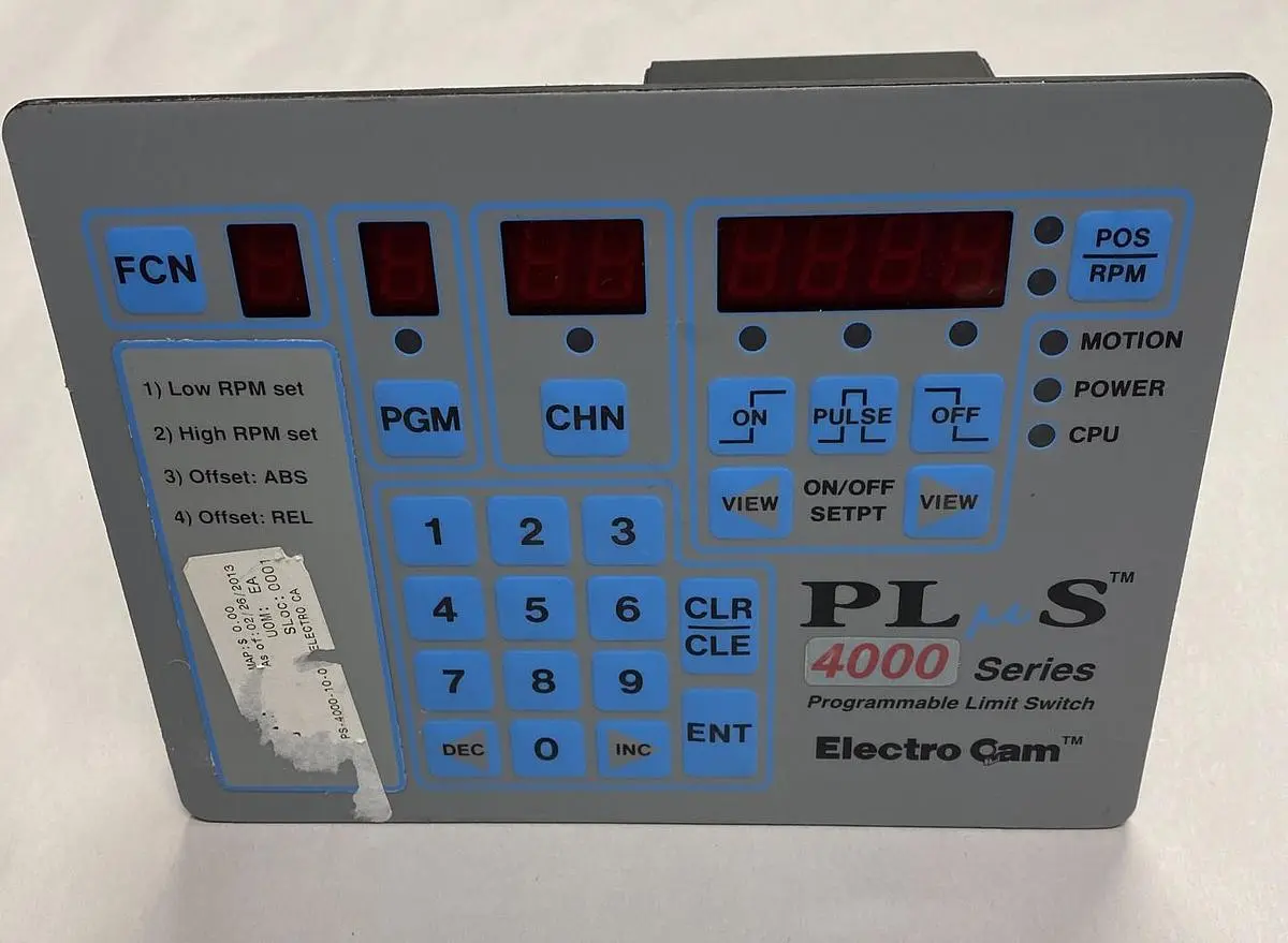 Used ELECTRO CAM PS-4000-10-008 Relays & Switches | Surplus Asset Holdings #1205765