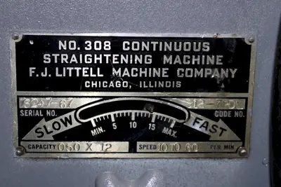 12" x .050" LITTELL STRAIGHTENER