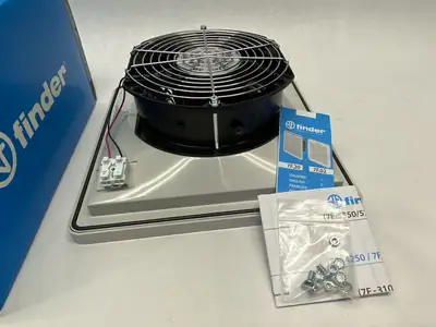USED FINDER STANDARD FILTER FAN UNIT, 24VDC, 147 CFM FREE FLOW