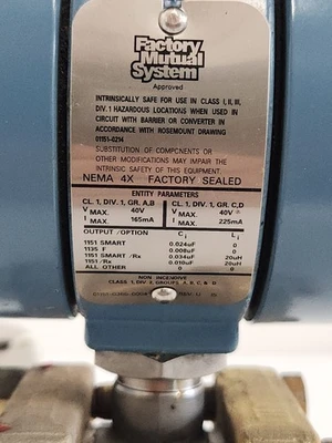 USED Rosemount 1151GP8S12S1B1M3I5