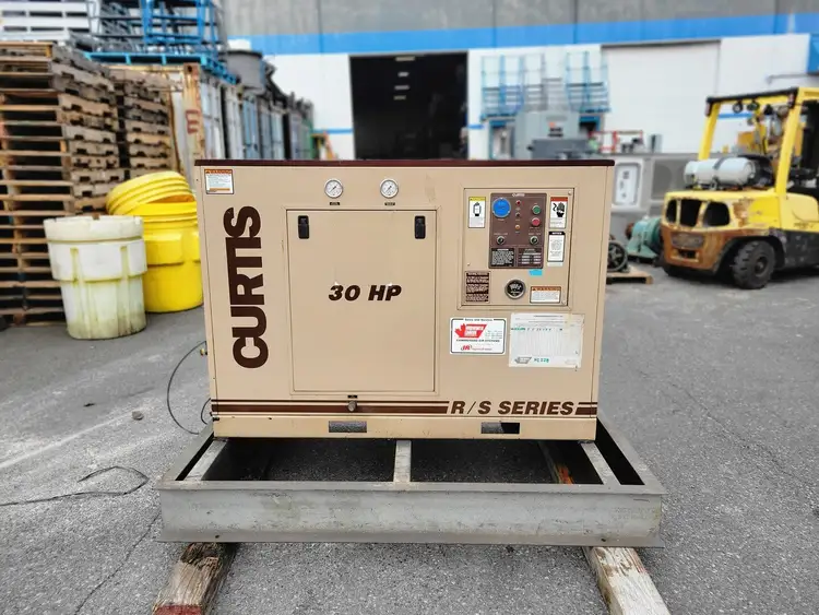 Used CURTIS R/S 30 Rotary Screw & Sliding Vane Air Compressors British Columbia CA | Lenmark #237655