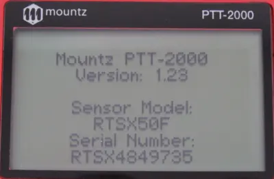 USED MOUNTZ PTT-2000 TORQUE AND ANGLE ANALYZER RTSX50F PTT2000 072999