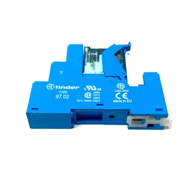 USED FINDER GEN PURPOSE RELAY W/ INDICATOR & 97.02 BASE