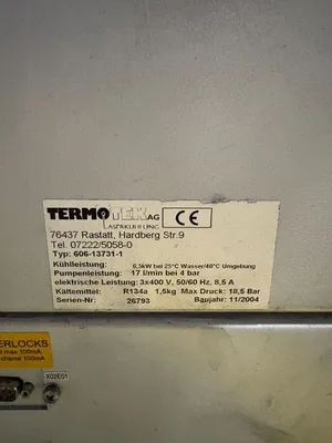 Used TERMOTEK 606-13731-1 Chillers South Carolina US | ESS Industrial Equipment Sales #1232908