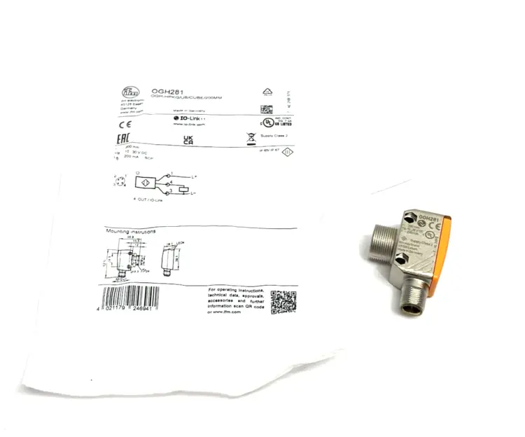 New | in-Stock ifm OGH281 Photoelectric Sensors Michigan US | Maverick Industrial Sales #1410652