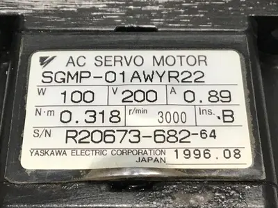 USED YASKAWA SGMP-01AWYR22