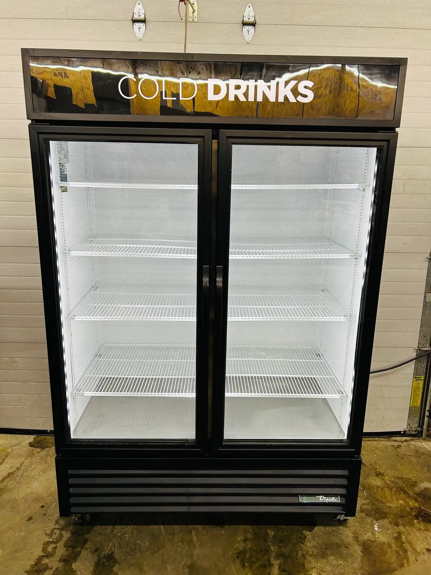 True GDM-49-HC-TSL01 2018 Two Glass Door Refrigerated Merchandiser Refurbished