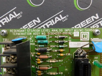 Honeywell 51304337-200 Red STI/High Level Analog Input Term. Assy. Rev. N Used
