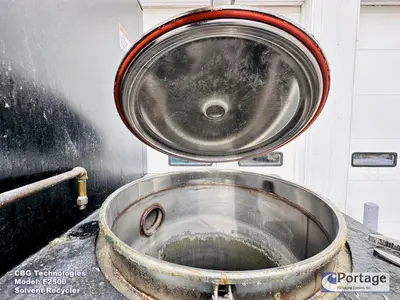 USED 2008 CBG TECHNOLOGIES F2500 SOLVENT RECYCLER