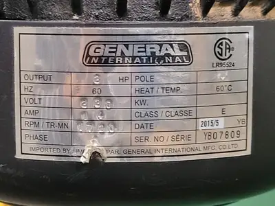 USED GENERAL INTERNATIONAL 15-010
