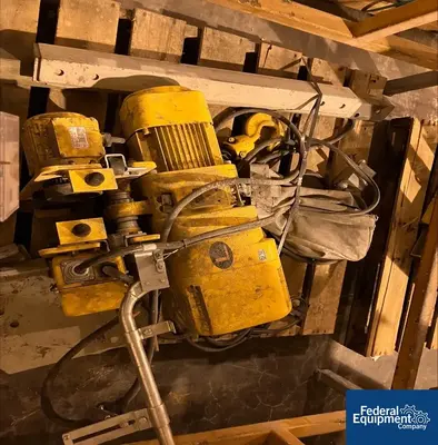 Harrington Hoists, Inc. Hoist with Hopper and Dust Collector